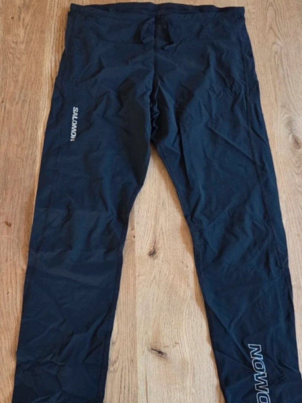 Men's Black Running Tights Size L